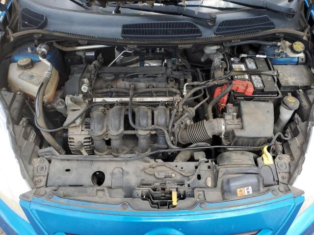 3FADP4EJ4DM223432 - 2013 FORD FIESTA SE BLUE photo 11