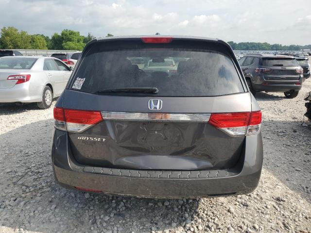 5FNRL5H65FB020971 - 2015 HONDA ODYSSEY EXL SILVER photo 6