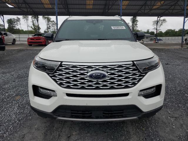 1FM5K8HC6LGA16031 - 2020 FORD EXPLORER PLATINUM WHITE photo 5