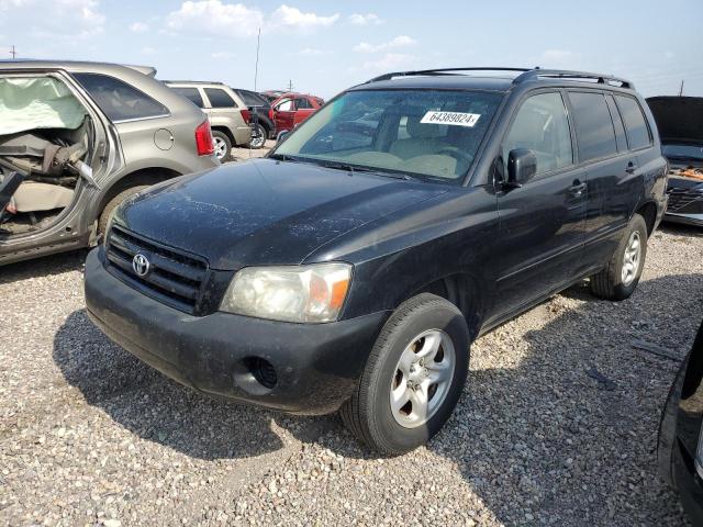 JTEGD21A660134635 - 2006 TOYOTA HIGHLANDER BLACK photo 1