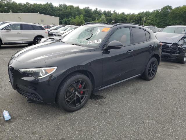ZASPAKBN9L7C99183 - 2020 ALFA ROMEO STELVIO TI შავი ფოტო 1