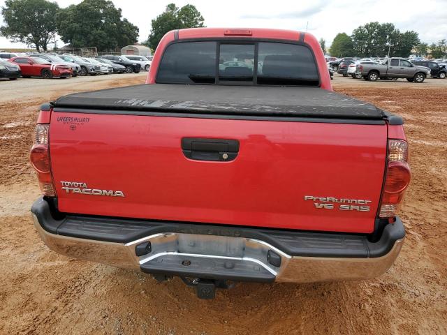 5TEJU62N78Z495250 - 2008 TOYOTA TACOMA DOUBLE CAB PRERUNNER RED photo 6