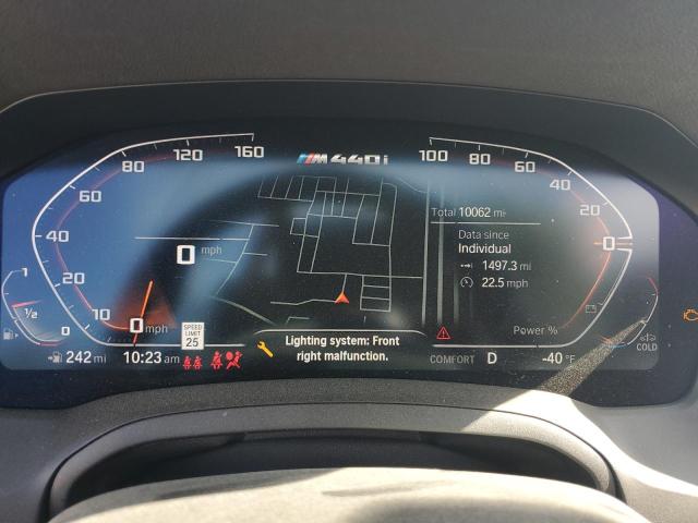 WBA63AT04PCM35676 - 2023 BMW M440XI WHITE photo 9