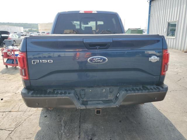 1FTEW1EF5HFC80496 - 2017 FORD F150 SUPERCREW BLUE photo 6