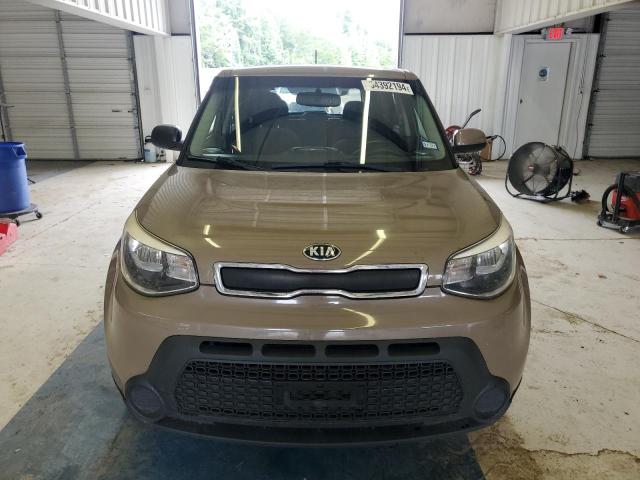 KNDJN2A27E7107000 - 2014 KIA SOUL BROWN photo 5