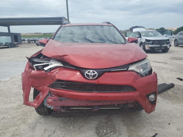 JTMWFREV2GJ091665 - 2016 TOYOTA RAV4 XLE RED photo 5