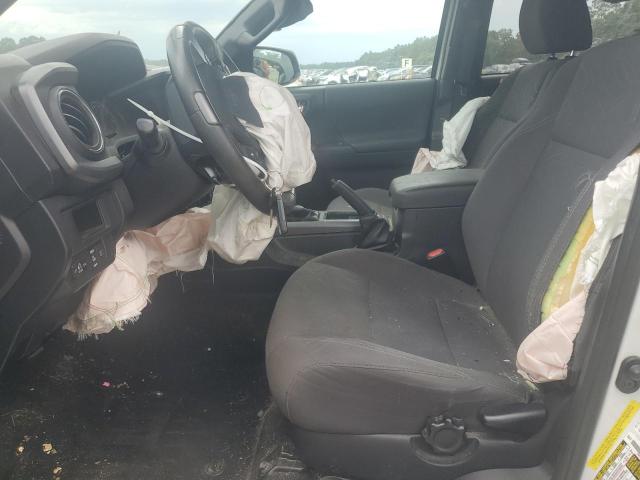 5TFAZ5CN1JX062479 - 2018 TOYOTA TACOMA DOUBLE CAB WHITE photo 7