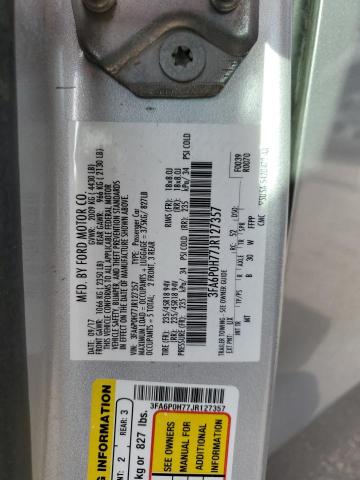 3FA6P0H77JR127357 - 2018 FORD FUSION SE 银色 照片 12