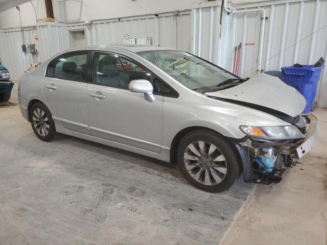1HGFA16969L000083 - 2009 HONDA CIVIC EXL ვერცხლისფერი ფოტო 4