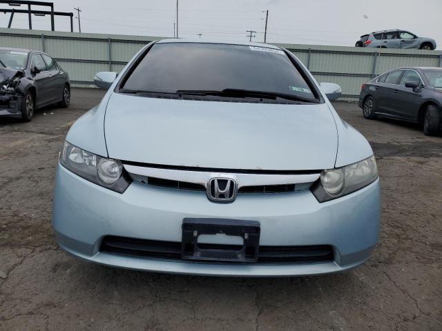 JHMFA362X7S005737 - 2007 HONDA CIVIC HYBRID BLUE photo 5