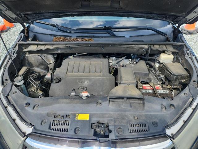 5TDKKRFH1GS163266 - 2016 TOYOTA HIGHLANDER XLE შავი ფოტო 12