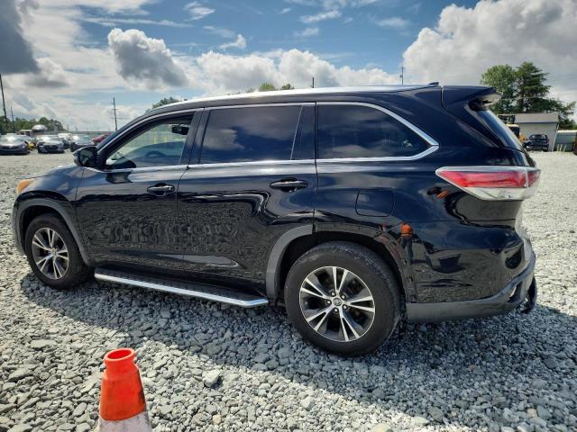 5TDKKRFH1GS163266 - 2016 TOYOTA HIGHLANDER XLE შავი ფოტო 2