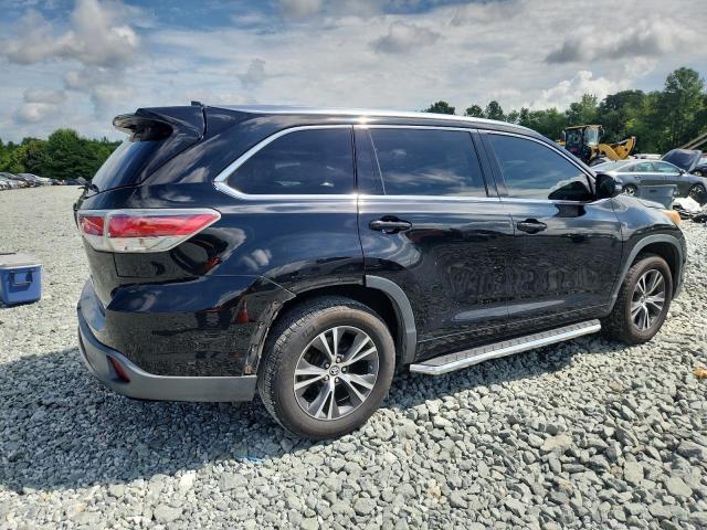5TDKKRFH1GS163266 - 2016 TOYOTA HIGHLANDER XLE შავი ფოტო 3