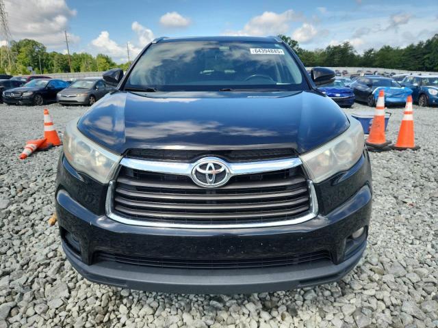 5TDKKRFH1GS163266 - 2016 TOYOTA HIGHLANDER XLE შავი ფოტო 5