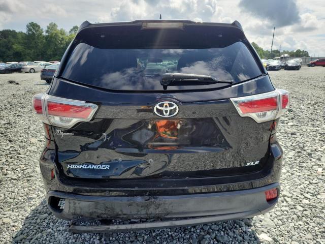 5TDKKRFH1GS163266 - 2016 TOYOTA HIGHLANDER XLE შავი ფოტო 6