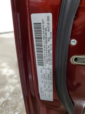 3C6RR7LTXHG738589 - 2017 RAM 1500 SLT BURGUNDY photo 13