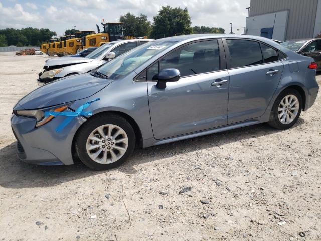 5YFVPMAEXMP185303 - 2021 TOYOTA COROLLA LE GRAY photo 1