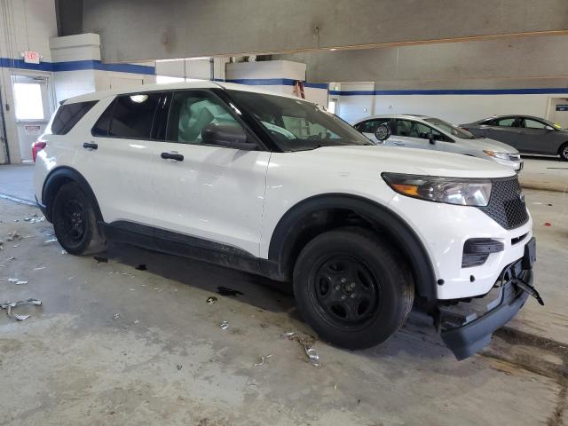 1FM5K8AB5NGB71335 - 2022 FORD EXPLORER POLICE INTERCEPTOR WHITE photo 4