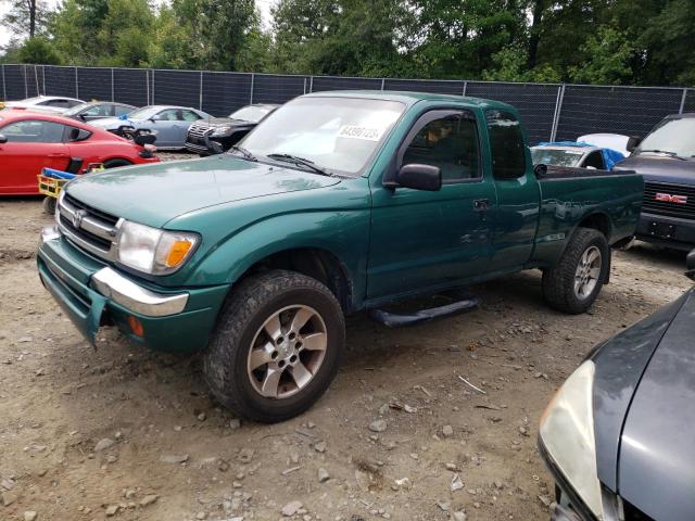 4TAWM72N0WZ153638 - 1998 TOYOTA TACOMA XTRACAB GREEN photo 1