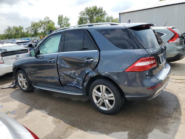 4JGDA5HB9DA206186 - 2013 MERCEDES-BENZ ML 350 4MATIC GRAY photo 2