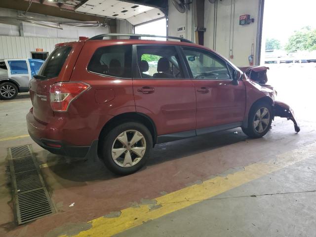 JF2SJAFC3GH417042 - 2016 SUBARU FORESTER 2.5I PREMIUM წითელი ფოტო 3