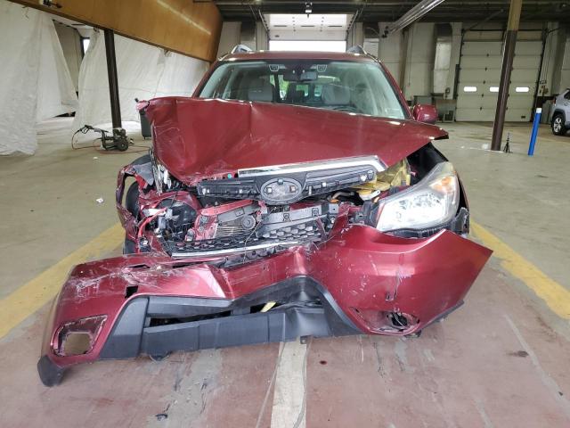 JF2SJAFC3GH417042 - 2016 SUBARU FORESTER 2.5I PREMIUM წითელი ფოტო 5