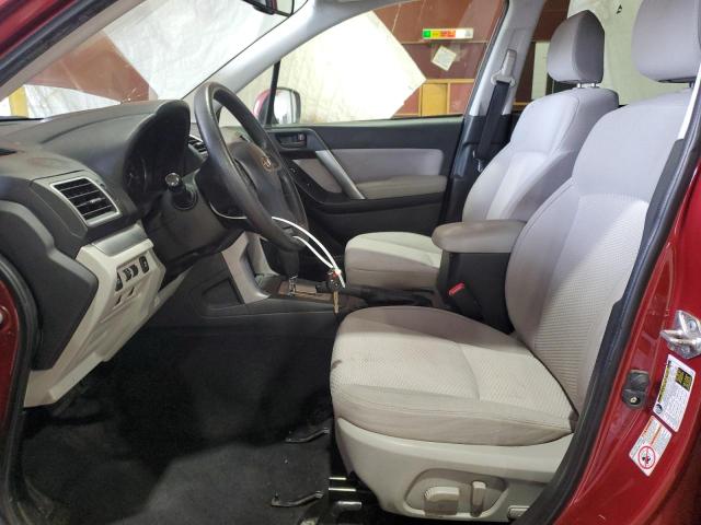 JF2SJAFC3GH417042 - 2016 SUBARU FORESTER 2.5I PREMIUM წითელი ფოტო 7