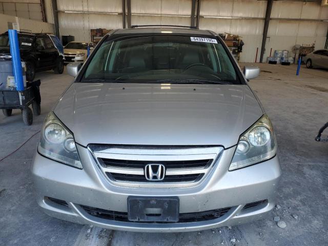 5FNRL38767B418270 - 2007 HONDA ODYSSEY EXL SILVER photo 5