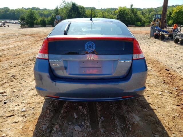 JHMZE2H74AS001372 - 2010 HONDA INSIGHT EX BLUE photo 6