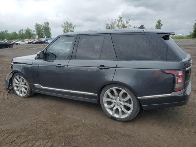 SALGS2KF2GA308080 - 2016 LAND ROVER RANGE ROVE HSE CHARCOAL photo 2
