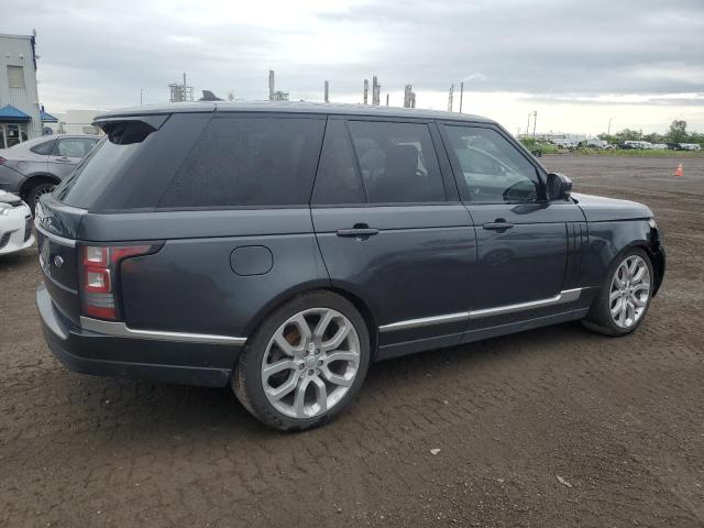 SALGS2KF2GA308080 - 2016 LAND ROVER RANGE ROVE HSE CHARCOAL photo 3