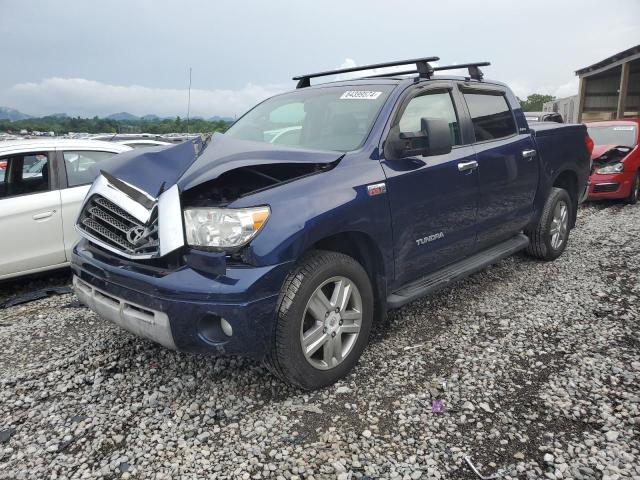 5TBDV58167S468909 - 2007 TOYOTA TUNDRA CREWMAX LIMITED BLUE photo 1