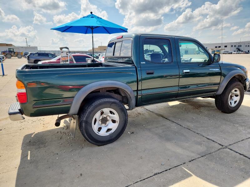 5TEGN92N93Z281975 - 2003 TOYOTA TACOMA DOUBLE CAB PRERUNNER GREEN photo 3