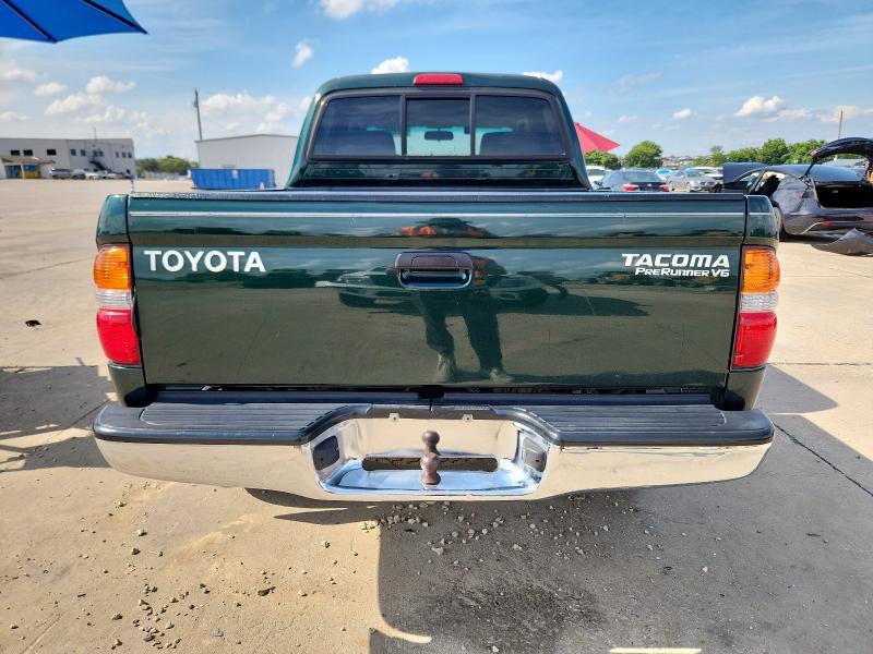 5TEGN92N93Z281975 - 2003 TOYOTA TACOMA DOUBLE CAB PRERUNNER GREEN photo 6