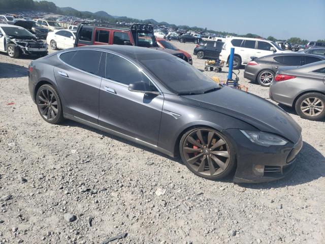 5YJSA1H26EFP67409 - 2014 TESLA MODEL S 灰色 照片 4