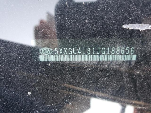 5XXGU4L31JG188656 - 2018 KIA OPTIMA EX BLUE photo 12