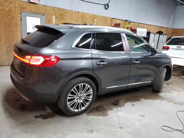 2LMPJ8LR7JBL19643 - 2018 LINCOLN MKX RESERVE Szary zdjęcie 3