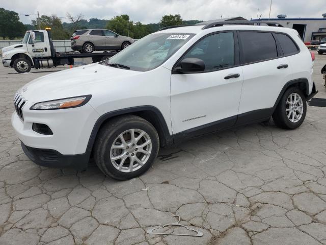 1C4PJLAB6HW661229 - 2017 JEEP CHEROKEE SPORT WHITE photo 1