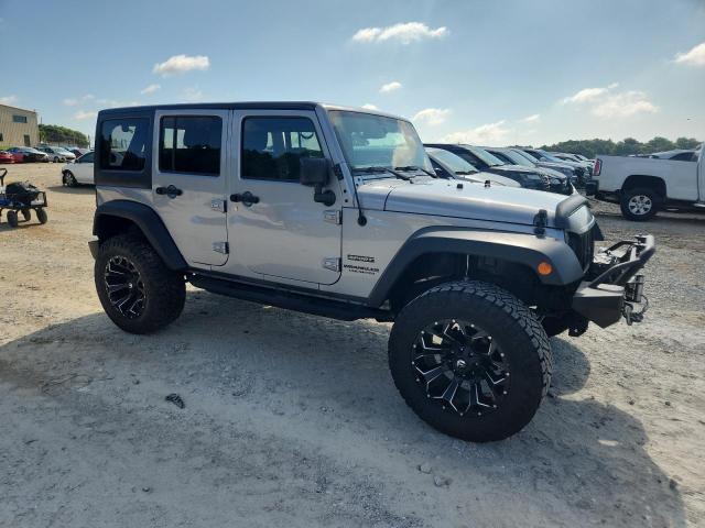 1C4BJWDG6HL636058 - 2017 JEEP WRANGLER U SPORT GRAY photo 4