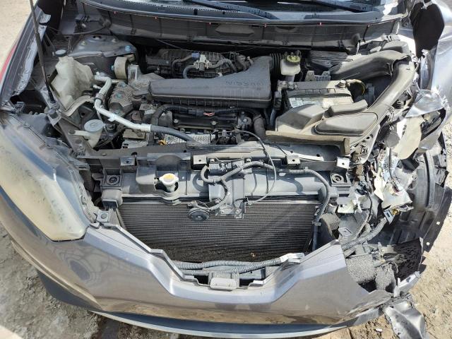 KNMAT2MT9GP661393 - 2016 NISSAN ROGUE S GRAY photo 12