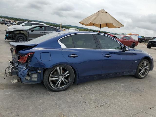 JN1EV7AP6KM540642 - 2019 INFINITI Q50 LUXE BLUE photo 3