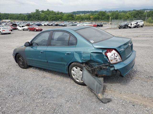 KMHDN46D66U292495 - 2006 HYUNDAI ELANTRA GLS TEAL photo 2