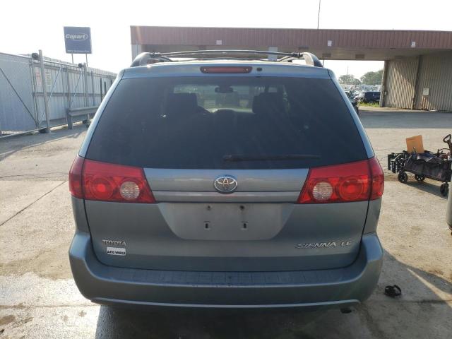 5TDZA23C86S542880 - 2006 TOYOTA SIENNA CE BLUE photo 6