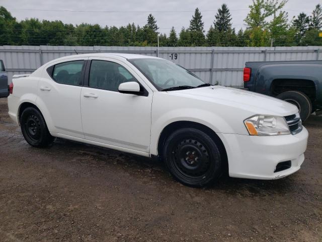 1C3CDZCB7DN682407 - 2013 DODGE AVENGER SXT WHITE photo 4