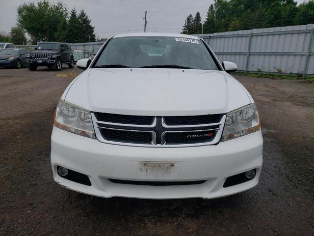 1C3CDZCB7DN682407 - 2013 DODGE AVENGER SXT WHITE photo 5