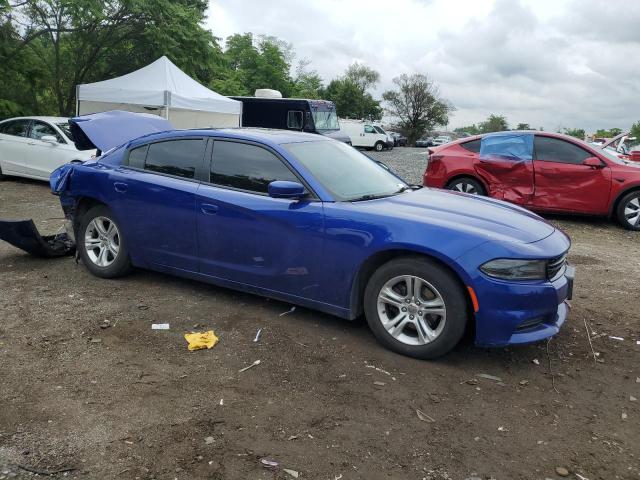 2C3CDXBG1KH700066 - 2019 DODGE CHARGER SXT BLUE photo 4