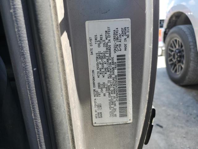 JT4UN24D1V0050490 - 1997 TOYOTA T100 XTRACAB SR5 GRAY photo 12