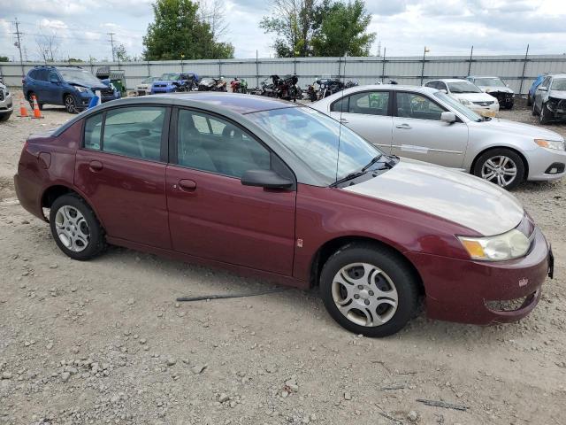 1G8AJ52F93Z139702 - 2003 SATURN ION LEVEL 2 BURGUNDY photo 4