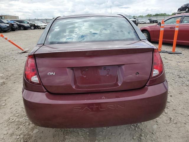 1G8AJ52F93Z139702 - 2003 SATURN ION LEVEL 2 BURGUNDY photo 6