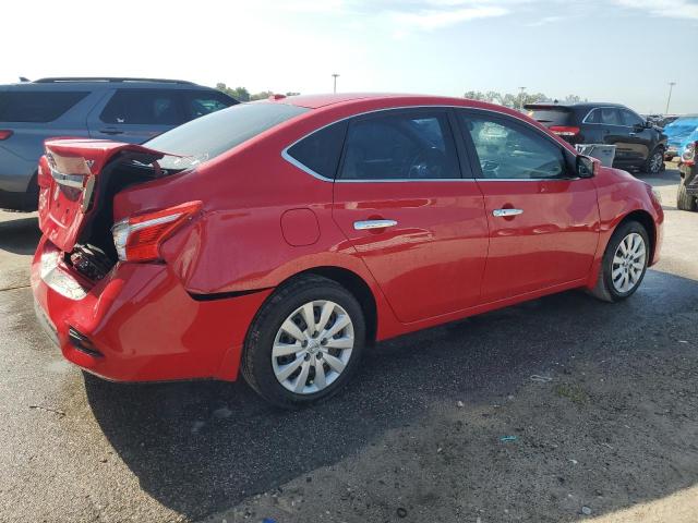 3N1AB7AP7HL654711 - 2017 NISSAN SENTRA S RED photo 3